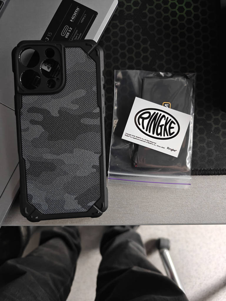 Чохол Ringke Rugged Gear Magnetic до iPhone 16 Pro Max Camo Black (RGM950E245) - фото покупців 1