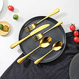 Набір столових приборів VEVOR 60 предметів, столові прибори нержавіюча сталь, столові прибори столові, ніж,, фото 8