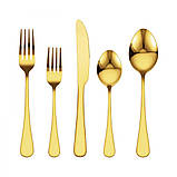 Набір столових приборів VEVOR 60 предметів, столові прибори нержавіюча сталь, столові прибори столові, ніж,, фото 10