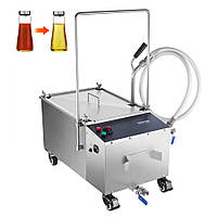 Мобільний фільтр для фритюрниці VEVOR, ємність бака для олії 38 л, система фільтрації олії зі швидкістю