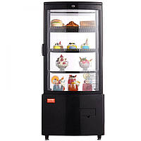 Холодильна вітрина VEVOR пекарня вітрина холодильна вітрина 85л 3-ярусні пекарні 304228