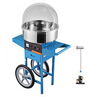 VEVOR Електрична машина для приготування цукрової вати з візком, 1000 Вт комерційна машина для приготування