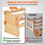 VEVOR винна стійка для пляшок винна шафа підставка для пляшок 18 пляшок 2-ярусна 300175, фото 4