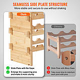 VEVOR винна стійка винна шафа підставка для пляшок 72 пляшки 8 рівнів 322255, фото 4