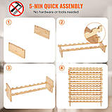 VEVOR винна стійка винна шафа підставка для пляшок 72 пляшки 8 рівнів 322255, фото 5