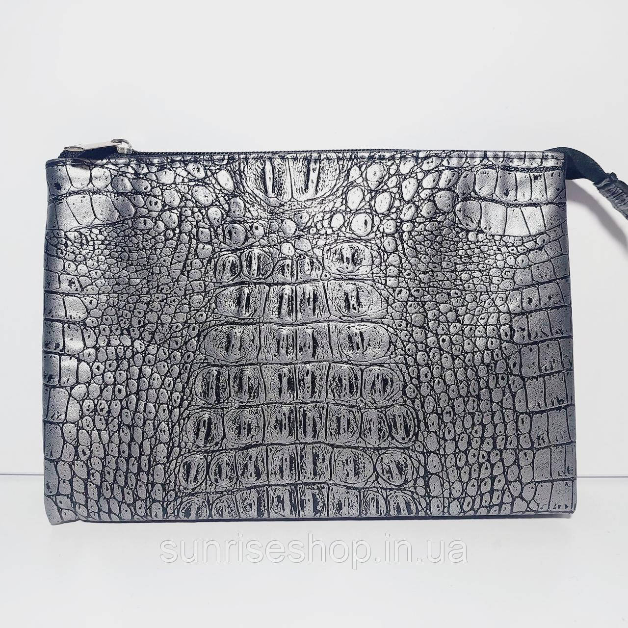 Жіноча косметичка - гаманець три відділи