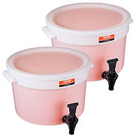 Диспенсер для напоїв VEVOR, диспенсер для напоїв для вечірок, 11 л, пластиковий диспенсер для соку з краном і