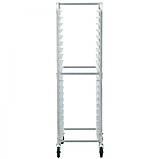 Підставка для хлібобулочних виробів VEVOR 20 ярусів для комерційної пекарні з гальмівними колесами,, фото 10