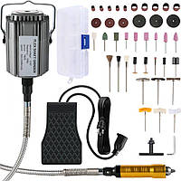 Високошвидкісна шліфувальна машина з гнучким валом VEVOR 780 Вт, довжина валу 100 см, керування педаллю