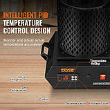 VEVOR 252369 Золотоплавильна піч VEVOR, 1350 Вт, електрична цифрова плавильна піч, тигель, фото 3