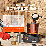 VEVOR 252369 Золотоплавильна піч VEVOR, 1350 Вт, електрична цифрова плавильна піч, тигель, фото 4