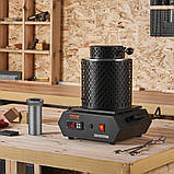 VEVOR 252369 Золотоплавильна піч VEVOR, 1350 Вт, електрична цифрова плавильна піч, тигель, фото 8