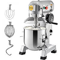 Кухонна техніка VEVOR Тістоміс Scheffler 1100 Вт, 33 л, кухонний комбайн, тістоміс, 3 швидкості, в комплекті,