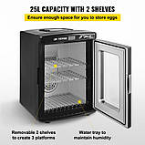 VEVOR Incubator Reptile Eggs Incubators 25L Лабораторне охолодження Нагрівання 5-42℃ 220V для інкубаційних, фото 4