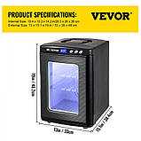 VEVOR Incubator Reptile Eggs Incubators 25L Лабораторне охолодження Нагрівання 5-42℃ 220V для інкубаційних, фото 7