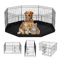 Vevor 313653 Манеж для цуценят 8-компонентний манеж для цуценят висотою 609,6 см з килимком для підлоги з оксфордської тканини