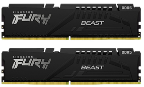 Оперативна пам'ять Kingston Fury 16GB (2x8GB) DDR5 5200MHz Beast Black (KF552C40BBK2-16)
