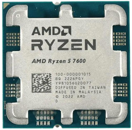 Процесор AMD Ryzen 5 7600 Socket AM5 (100-100001015MPK), фото 1