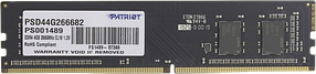 Оперативна пам'ять Patriot 4GB DDR4 2666MHz (PSD44G266682) Б/В