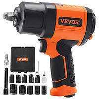 Пневматичний ударний гайковерт VEVOR 1/2 дюйма, високий крутний момент до 2000 Нм, легкий пневматичний ударний