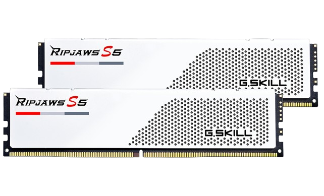 Оперативна пам'ять G.Skill 32GB (2x16GB) DDR5 5200MHz Ripjaws S5 White (F5-5200J4040A16GX2-RS5W)