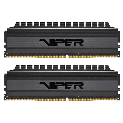 Оперативна пам'ять Patriot 32GB (2x16GB) DDR4 3200MHz Viper 4 Blackout (PVB432G320C6K) Б/В, фото 1