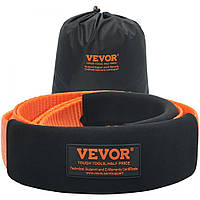 Буксирувальний ремінь VEVOR, 76,2 мм x 2,4 м, міцність на розрив 16329 кг, потрійні посилені петлеві ремені,
