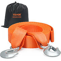Автомобільний буксирний ремінь VEVOR ATV 50 мм x 6 м 7711 кг Буксирувальний ремінь із гаками безпеки Буксирний