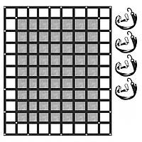 Багажна сітка VEVOR, багажна сітка, транспортувальна сітка, сітка для кріплення вантажу 244х205см 322584