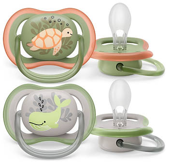 Пустушка Avent Ultra Air 6-18міс, ортодонтична, 2шт, для хлопчиків