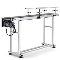 Vevor 314107 Стрічковий конвеєр 1498,6x198,1 мм Високопродуктивний моторизований стрічковий конвеєр з нержавіючої сталі для