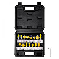 Набір твердосплавних фрез VEVOR із 15 предметів, сумка для перенесення на хвостовику 1/4 дюйма 300498