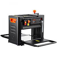 Рубанок VEVOR Потужність 2000 Вт Кількість ножів 23500 об/хв Ширина стругання 33 см Макс. Товщина різання 15