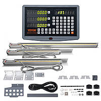 Цифровий дисплей VEVOR 400/450/950 мм, лінійна шкала, 3-осьовий комплект дисплею DRO 305736