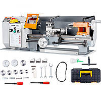 Токарний верстат по металу VEVOR 500 Вт Токарний верстат по металу 18x36 см HT200 Чавунний настільний токарний