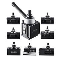 VEVOR Швидкозмінний тримач інструменту 8-компонентний сталевий тримач Токарний верстат 254-381 мм 305757