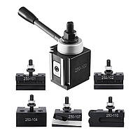 VEVOR Швидкозмінний тримач інструменту 6-компонентний тримач інструменту 152,4-305 мм Токарний верстат 305758