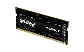 Оперативна пам'ять Kingston Fury 8GB SODIMM DDR4 2666MHz Impact Black (KF426S15IB/8)