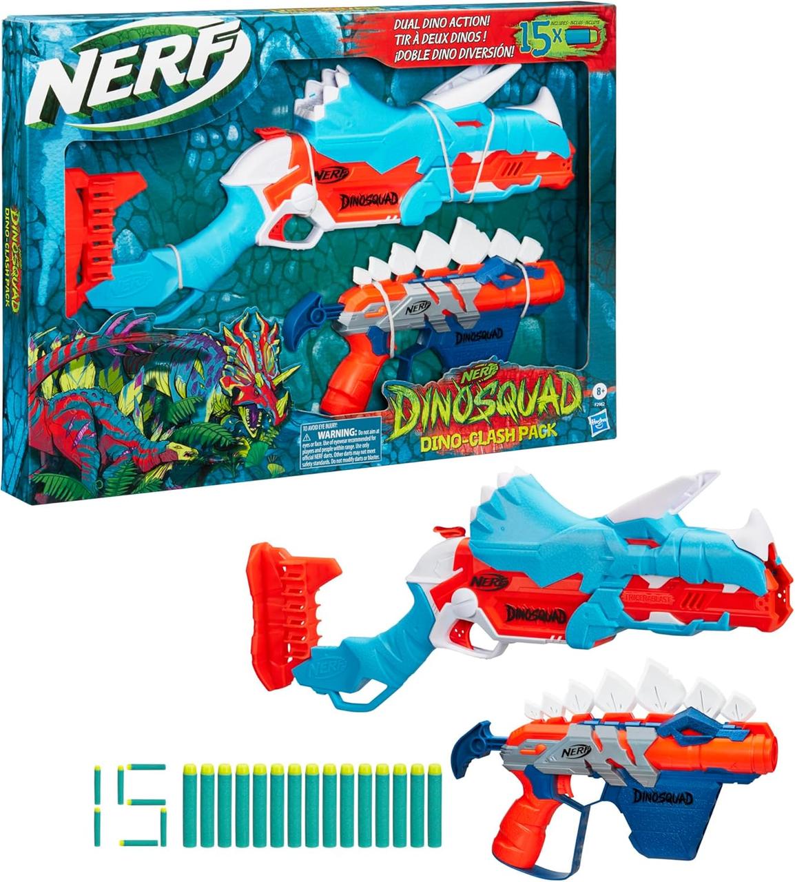 Набір бластер Нерф дизайн динозаври Nerf DinoSquad Dino-Clash