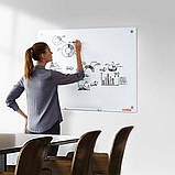 VEVOR Магнітно-скляна дошка, дошка для сухого стирання 90 x 60 см, настінна біла скляна дошка без рамки, з, фото 8