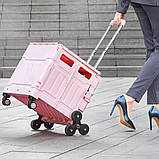 Візок для покупок VEVOR складаний візок для покупок Візок для покупок 1330x540x915 мм 322544, фото 8