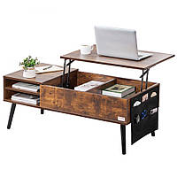 Журнальний столик VEVOR, підйомний, прямокутний столик для вітальні 100 см 302842