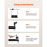 VEVOR Багатоцільовий візок 136 кг 2-ярусний сервісний візок візок для інструментів 800x410x945 мм 322538, фото 6