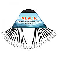VEVOR натяжна гума з гачком натяжна мотузка багажник гумовий еспандер велосипед 10шт 91см 300318