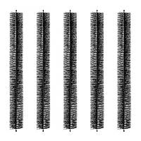 Щітка для жолобів VEVOR, загальна довжина 4,6 м, φ110 мм, інструмент для чищення жолобів, захист від листя для