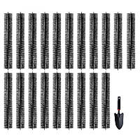 Щітка для жолобів VEVOR, загальна довжина 18 м, діаметр φ13,3 см, інструмент для чищення жолобів, захист від