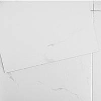 VEVOR Самоклеюча вінілова плитка для підлоги 12" x 12" 50шт, товщина 1,5 мм, текстура білого мармуру, очищена