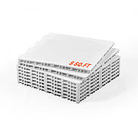 VEVOR Flooring Interlocking Hockey Floor Tiles 8 Pack Grey White 303104