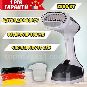 Зручний ручний відпарювач 2500 Вт Zepline вертикальний відпарювач парогенератор на 300 мл для подорожей