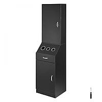 Салонна шафа для зберігання VEVOR, перукарська станція для перукарів, комплект перукарської станції, з 3